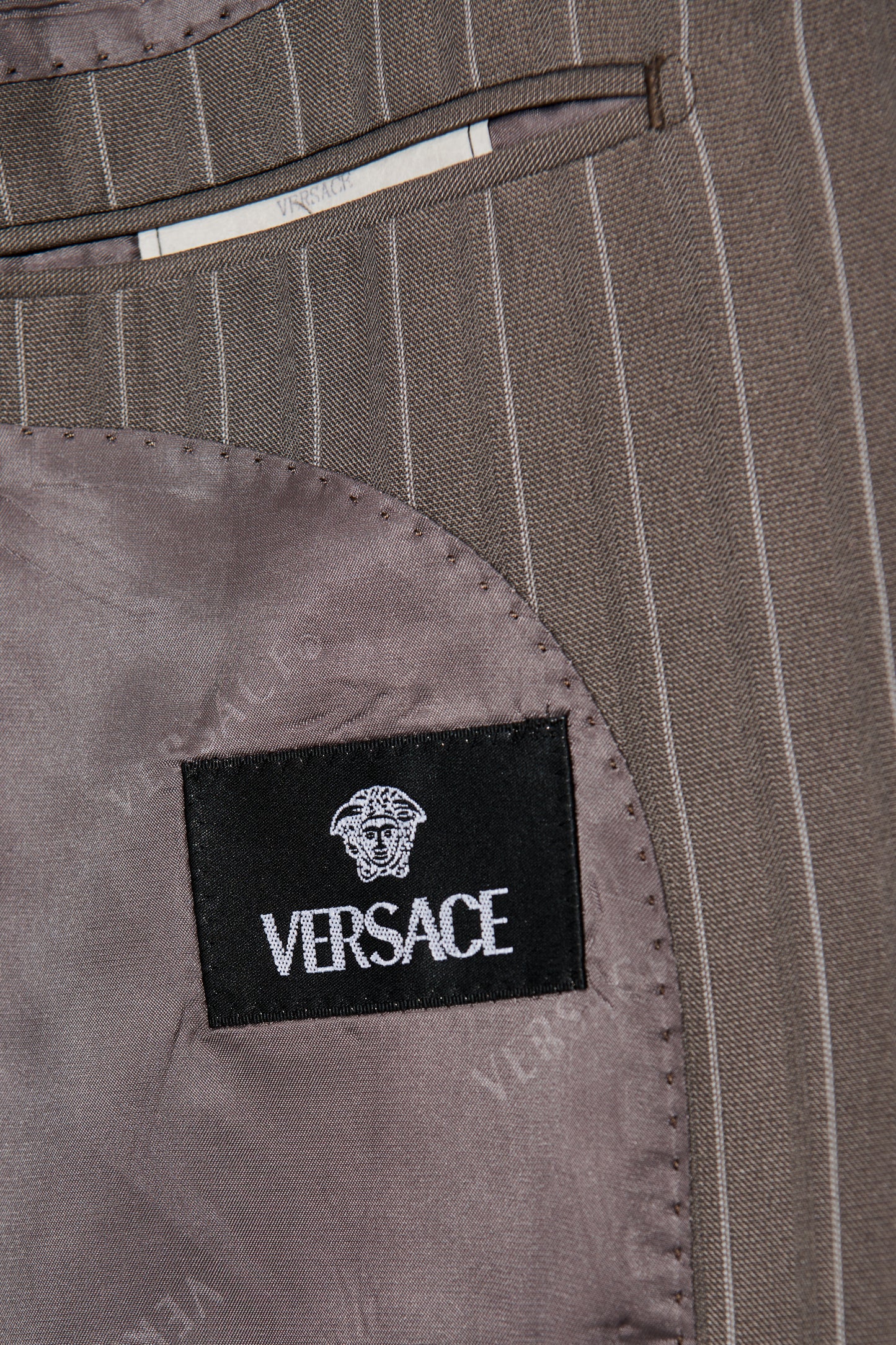 Versace Pinstripe Suit